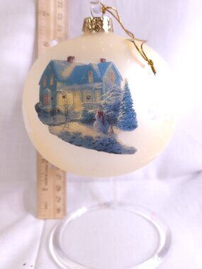 Thomas Kinkade "Blessings of Christmas" Ornament